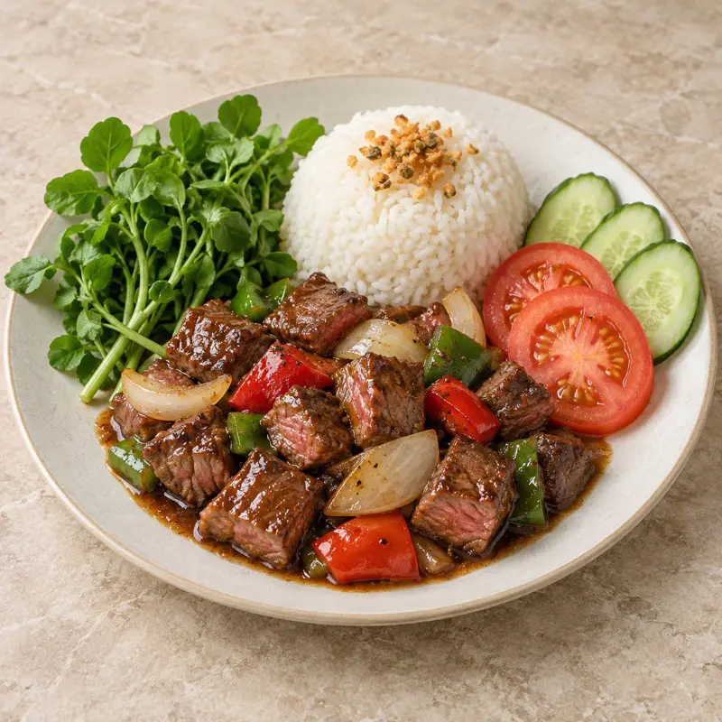 Cơm bò lúc lắc
