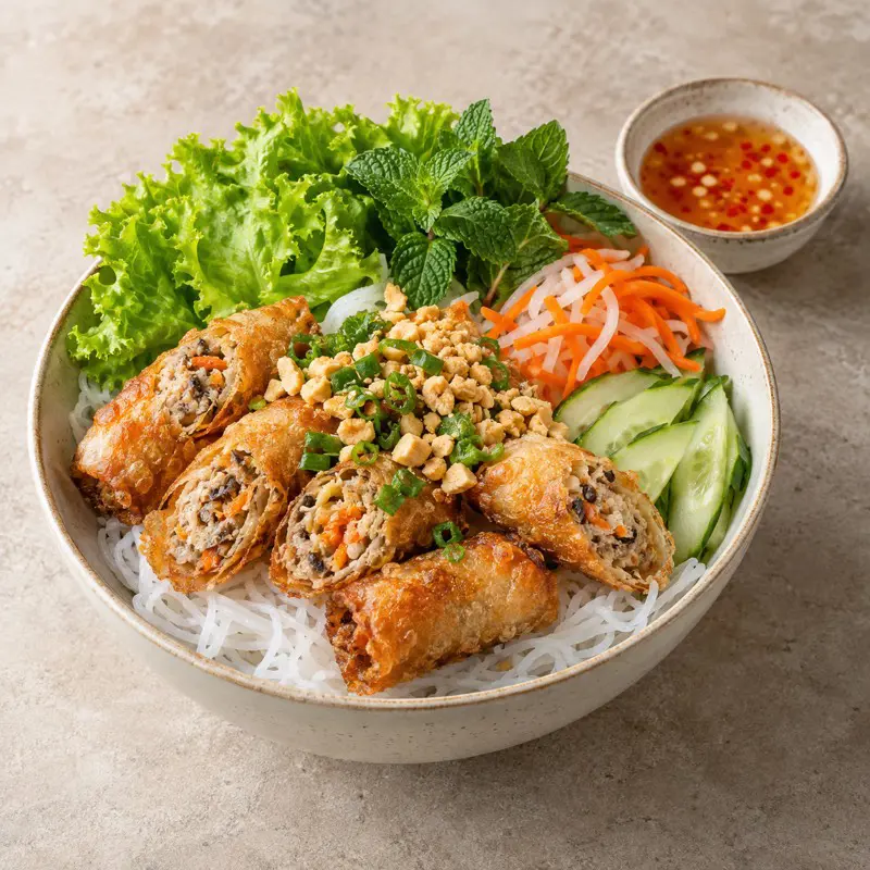 Bún chả giò
